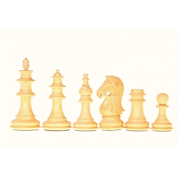 Bridal Doublehead Rosewood chess pieces 4 inches